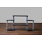 Baxton Studio Orbit Black and Silver 3-Tier TV Stand 107-5379 - alternate 4